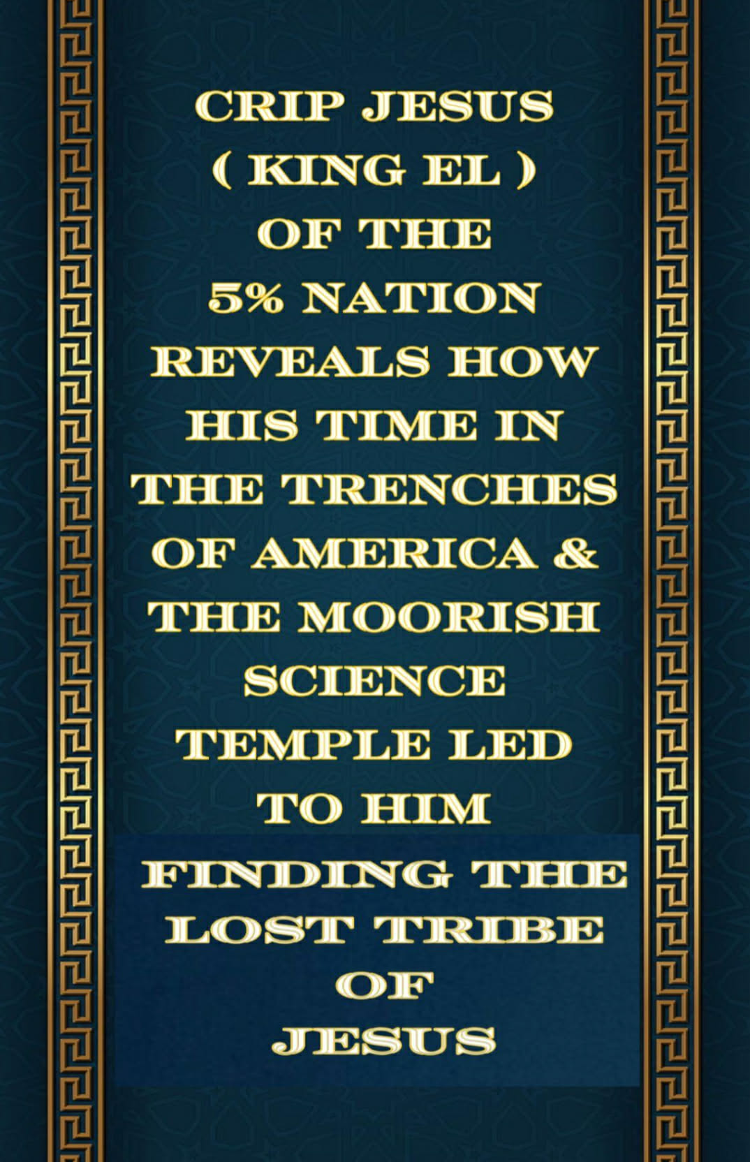 Back cover of The Blue Bible
