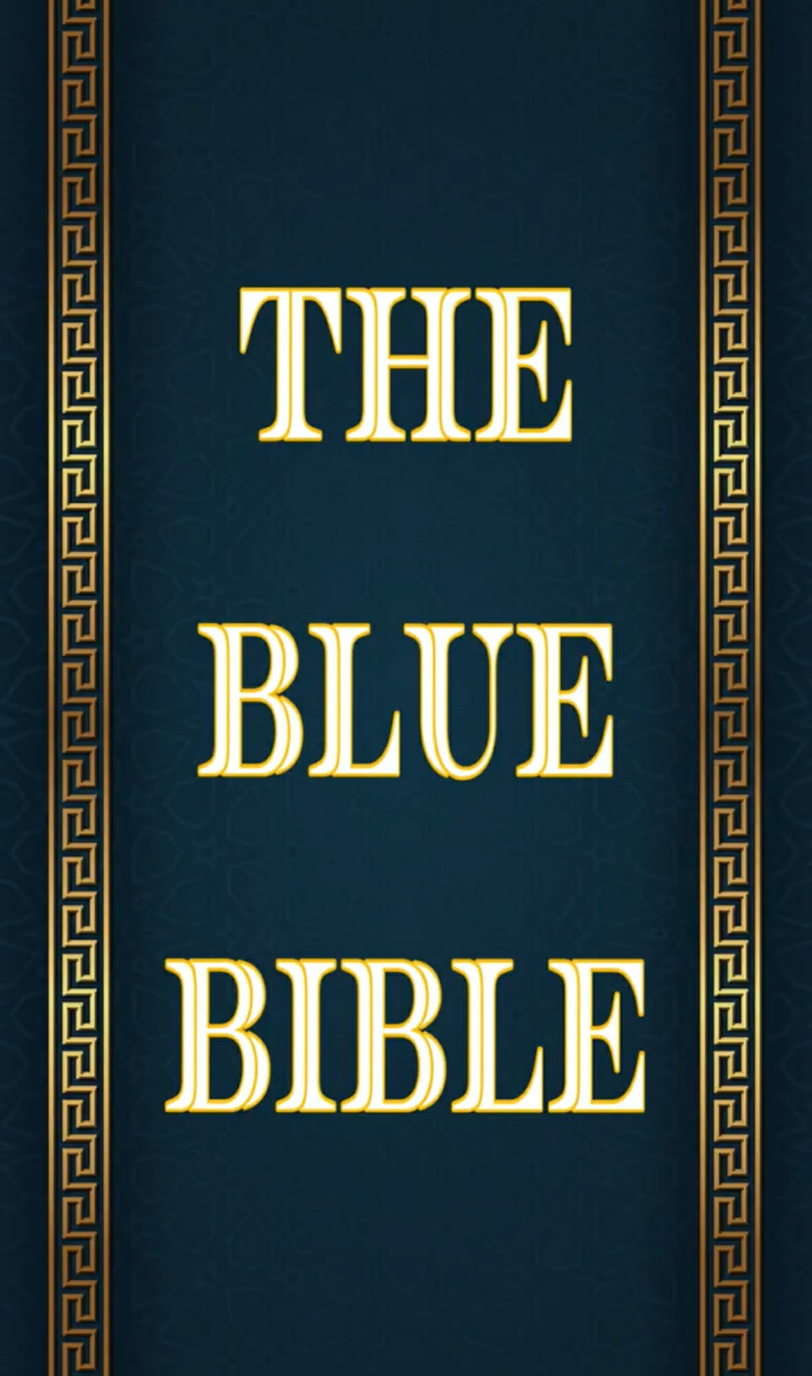 The Blue Bible by Crip Jesus, King El, book cover